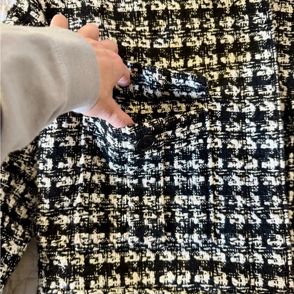 Anine Bing Adriana Tweed Crop Jacket, Size Medium, New - Picture 9 of 16